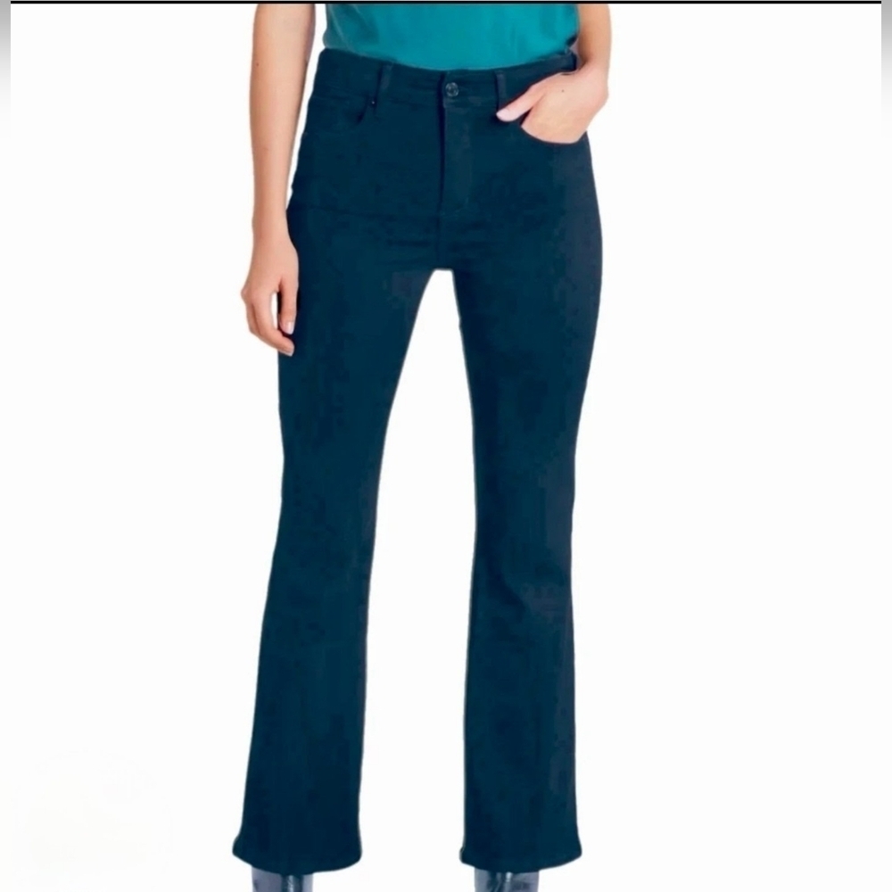 Stitch Fix STS BLUE Mandy Bootcut Mid Rise Black Flare Jeans Women's Size 31